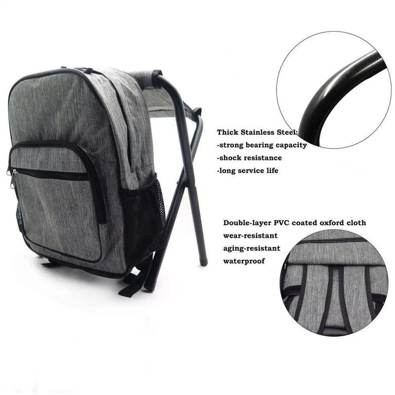 Mochila Termica Banqueta Dobravel Banco Portatil Bolsa Cooler Cadeira