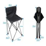 Cadeira Praia Camping Bolso Lateral 70cm