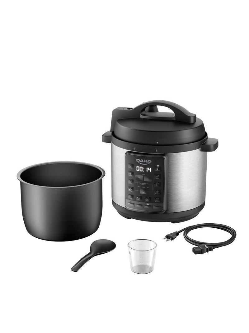 Panela De Pressão Dako 1000w 6l Multifunções Preto 110V