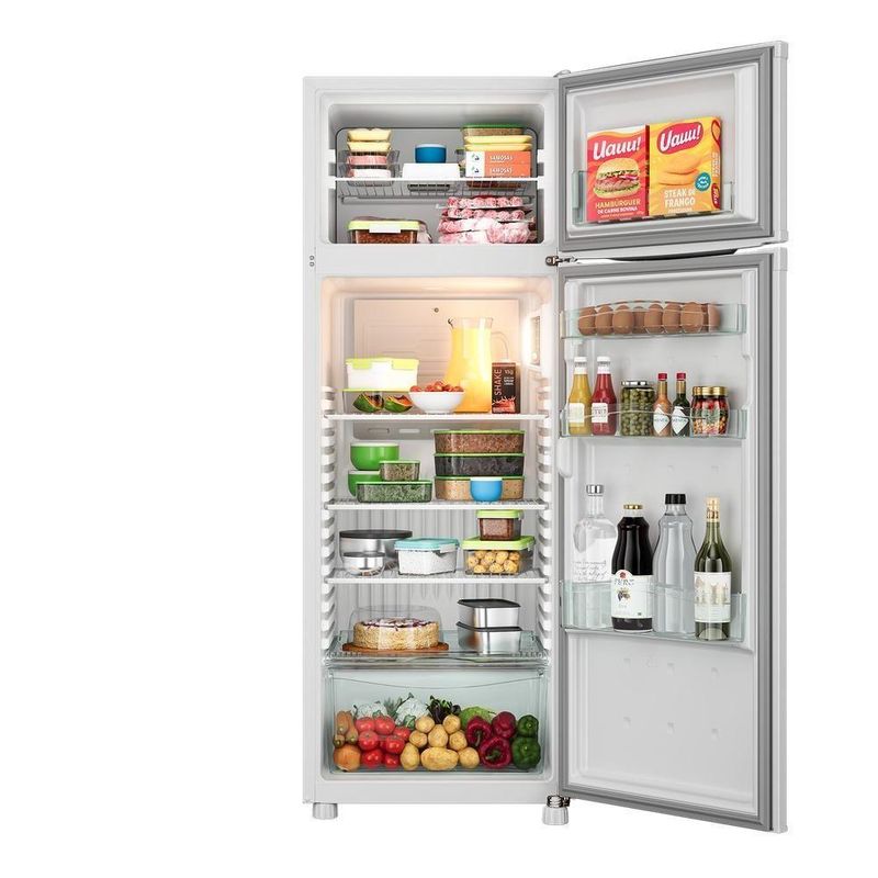 Geladeira Consul 332 Litros Cycle Defrost Duplex Com Prateleiras Removíveis Branca CRD37MB 110V