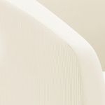Poltrona Sala Decorativa Stella Base Industrial Veludo Cotelê Bege D03 D'Rossi