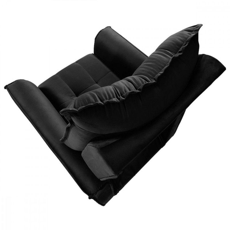 Poltrona Reclinável Do Papai King Preto Star Confort