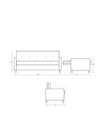 Sofá Cama Reclinável 3 Lugares E Almofadas Inclusas Multimóveis Cr45239 Marrom Marrom