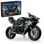 Lego technic motocicleta kawasaki ninja h2r; conjunto 42170
