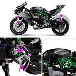 Lego technic motocicleta kawasaki ninja h2r; conjunto 42170