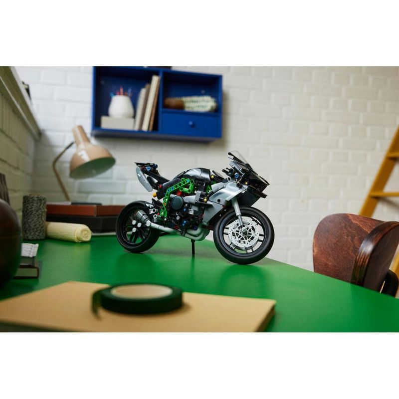 Lego technic motocicleta kawasaki ninja h2r; conjunto 42170