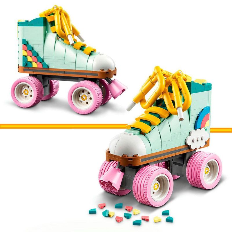 Lego creator patins retrô; brinquedo 3em1 31148