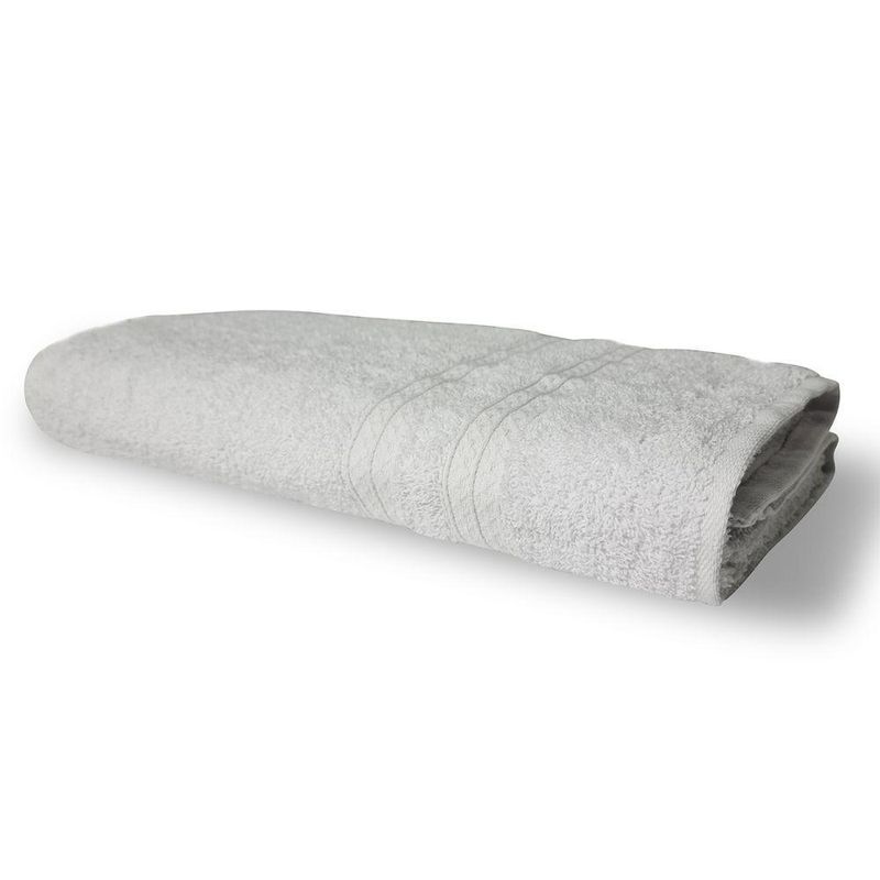 Kit 2 Toalhas Itália Soft 1 Banho 1 Rosto Grossa 100% Algodão 430g-m² Branca