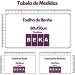 Jogo De Toalhas Gigante Itália Soft 2 Banhão + 2 Rosto + 2 Tapete Luxo 100% Algodão - Azul