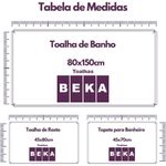 Jogo De Toalhas Gigante Itália Soft 2 Banhão + 2 Rosto + 2 Tapete Luxo 100% Algodão - Rosê