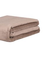 Cobertor Manta Super Soft 300g Casal 1,80mx2,20m Caqui Sonhare