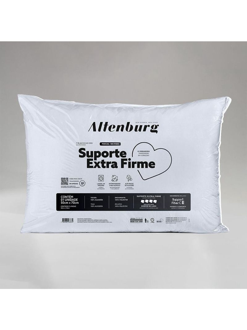 Travesseiro Altenburg Suporte Extra Firme 50cm X 70cm