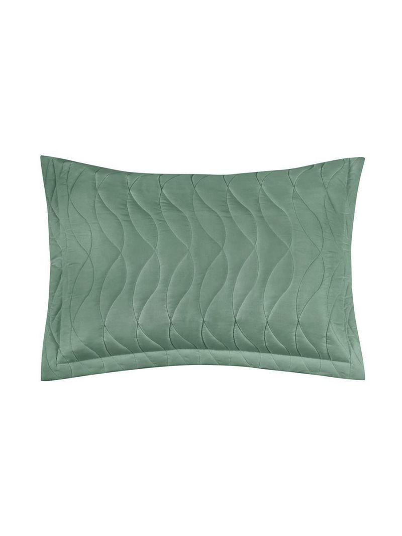 Porta Travesseiro Altenburg Toque Acetinado 50cm X 70cm - Verde Granito