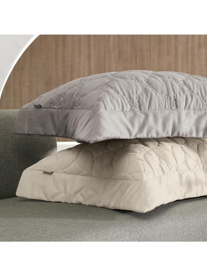 Porta Travesseiro Altenburg Cetim 300 Fios Heritage 50cm X 70cm Bege