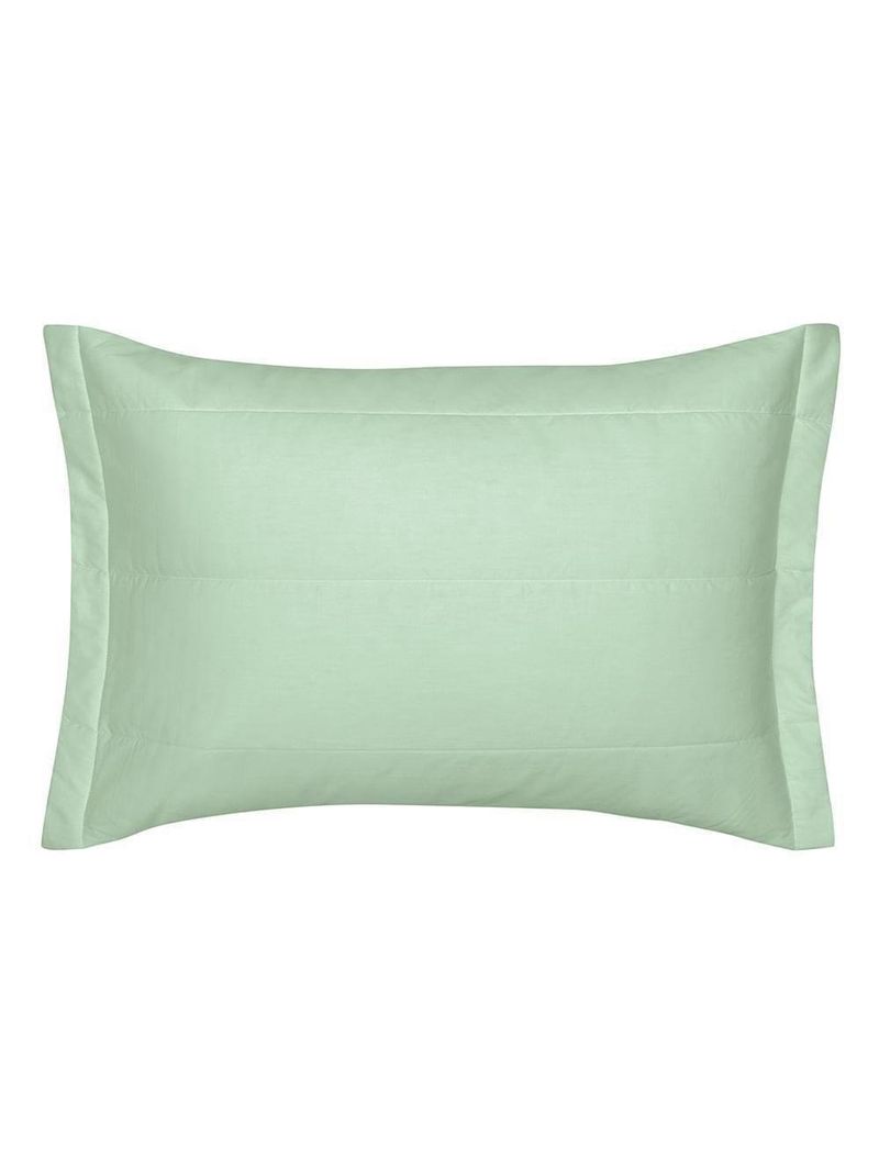 Porta Travesseiro 50cm X 70cm Altenburg Algodão Lux 200 Fios Verde Claro