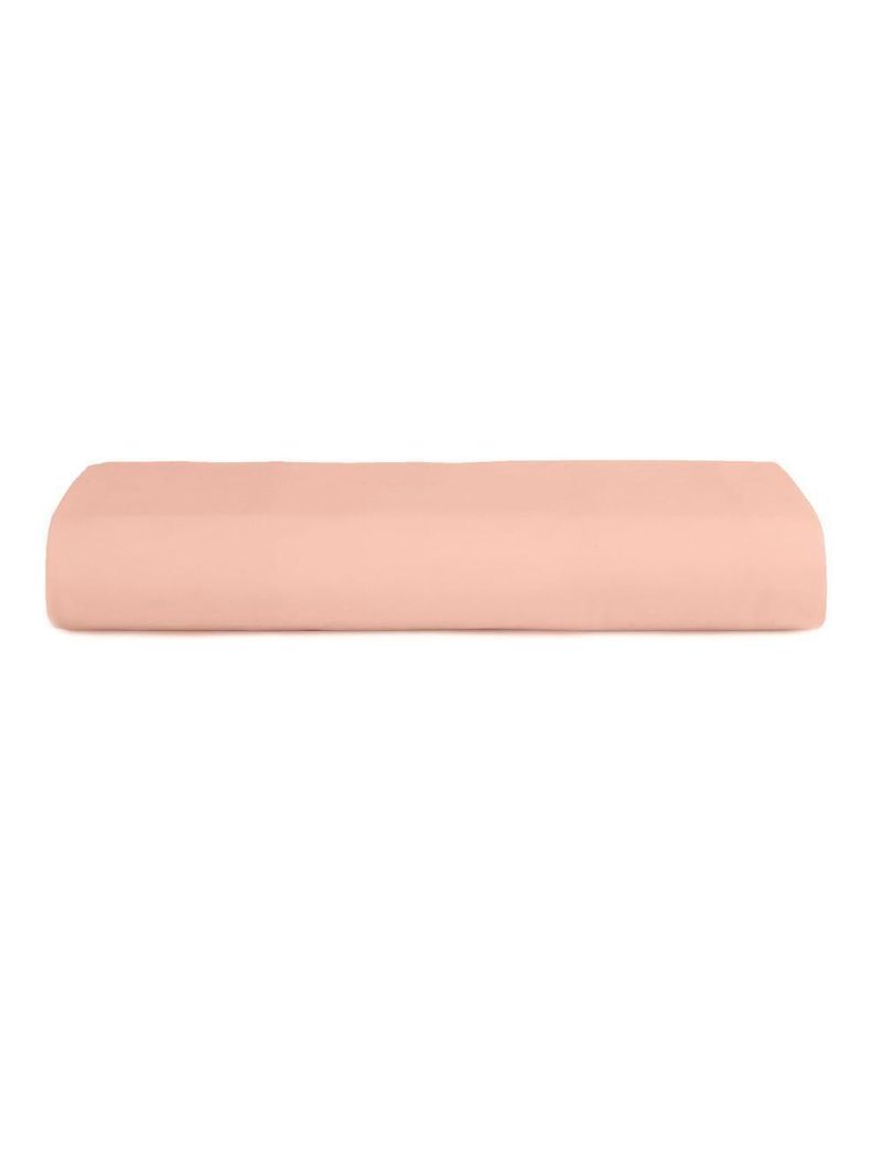 Lençol Com Elástico King Altenburg Percal 180 Fios Rosa Lunar