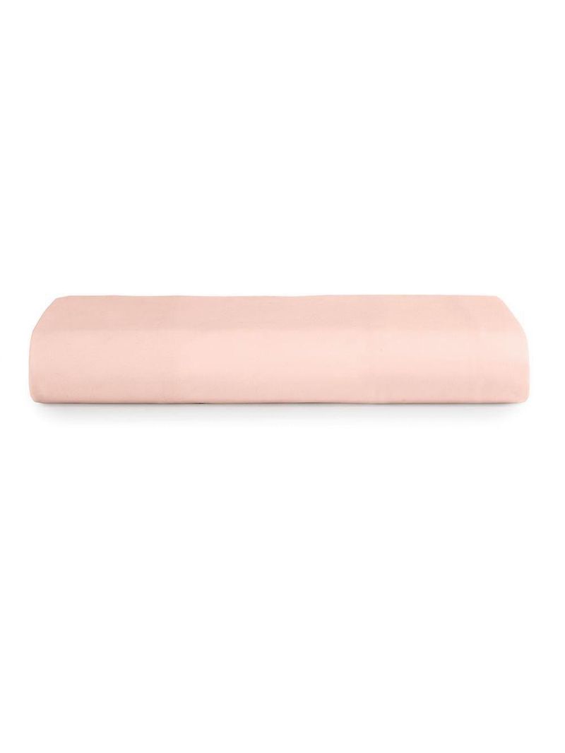 Lençol Com Elástico King Altenburg Algodão Lux 200 Fios Rosa Lille