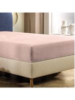 Lençol Com Elástico King Altenburg Cetim 300 Fios Rosa