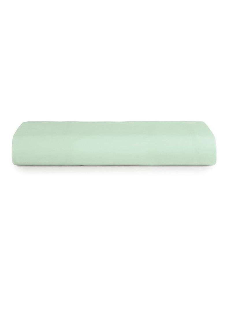 Lençol Com Elástico King Altenburg Algodão Lux 200 Fios Verde Claro