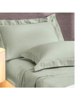 Jogo De Cama King 4 Peças Altenburg Algodão Lux 200 Fios Verde Claro