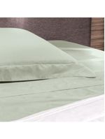 Jogo De Cama King 4 Peças Altenburg Algodão Lux 200 Fios Verde Claro