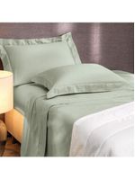 Jogo De Cama King 4 Peças Altenburg Algodão Lux 200 Fios Verde Claro