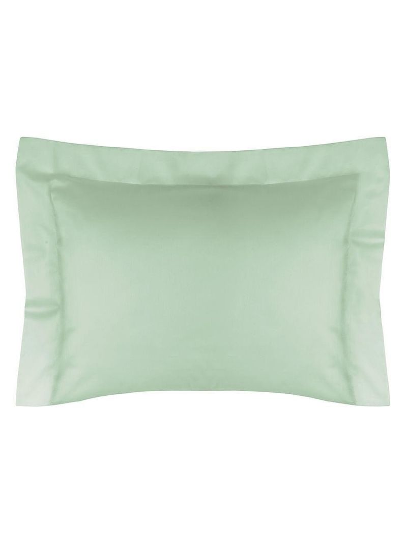 Fronha 50cm X 70cm Altenburg Algodão Lux 200 Fios Verde Claro