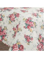Kit Cobre Leito Colcha Mix King Estampado Dupla Face Floral 3 Peças - Maracris