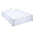 Cama Box Baú Casal Branco - 138x188