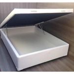 Cama Box Baú Casal Branco - 138x188