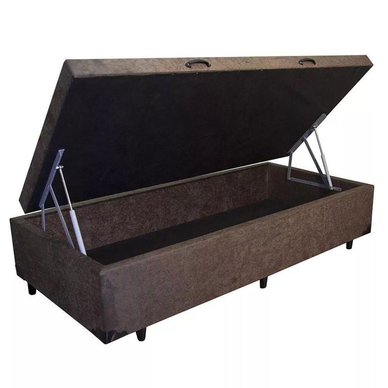 Cama Box Baú Solteiro 88x188x42 Premium