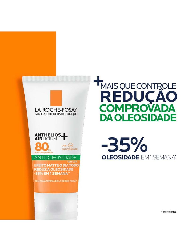 Protetor solar la roche-posay anthelios airlicium+ fps80