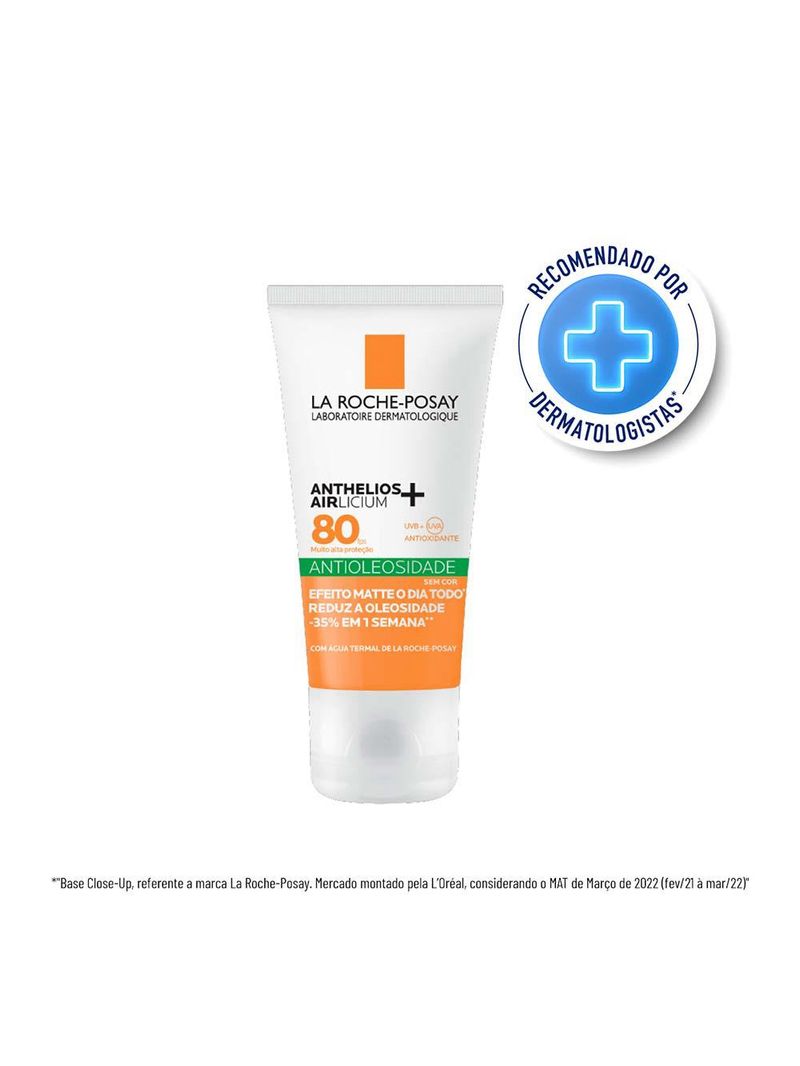 Protetor solar la roche-posay anthelios airlicium+ fps80