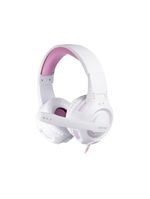 Headset gamer multiplataforma- gorky hs413 - oexgame branco e rosa