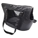 Bolsa Mochila Preta Pet Dobravel Viagem Passeio Carro