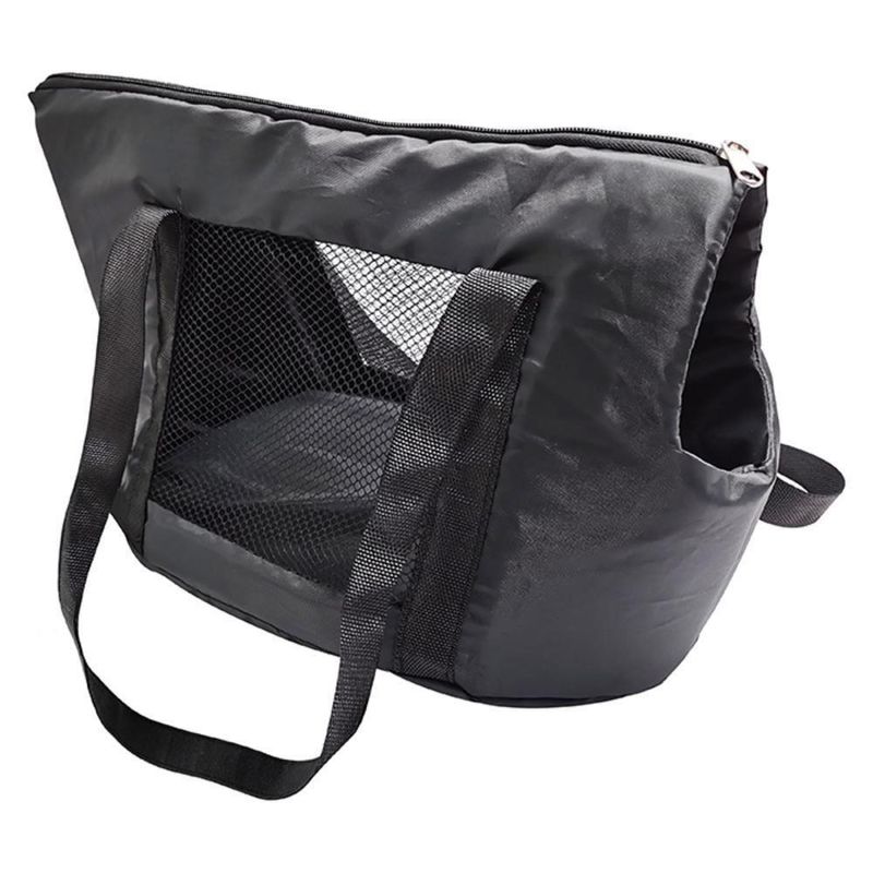 Bolsa Mochila Preta Pet Dobravel Viagem Passeio Carro