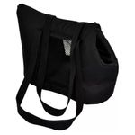 Bolsa Mochila Preta Pet Dobravel Viagem Passeio Carro