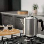 Cafeteira Percoladora Tramontina Aço Inox e Baquelite 2 L