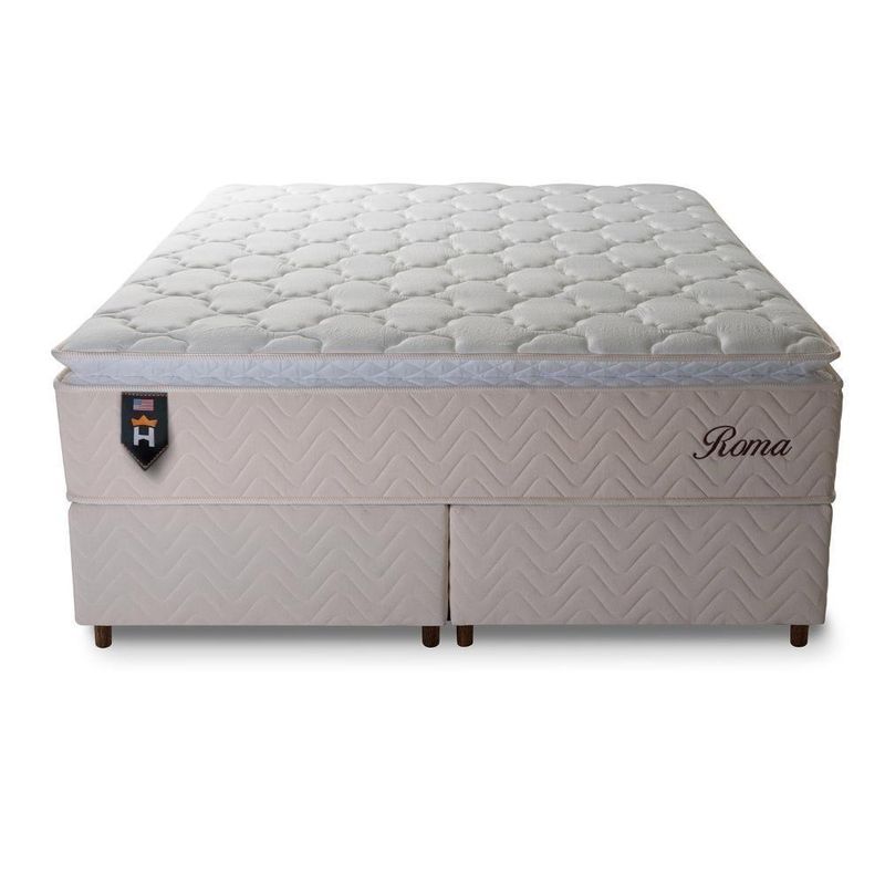 Cama Box Size Roma Molas Ensacadas King 193x203 King House