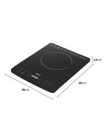 Cooktop de Indução HQ 1 Boca Portátil 2000W Preto HQ-IDS2001 220V
