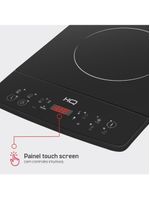 Cooktop de Indução HQ 1 Boca Portátil 2000W Preto HQ-IDS2001 220V