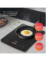 Cooktop de Indução HQ 1 Boca Portátil 2000W Preto HQ-IDS2001 220V