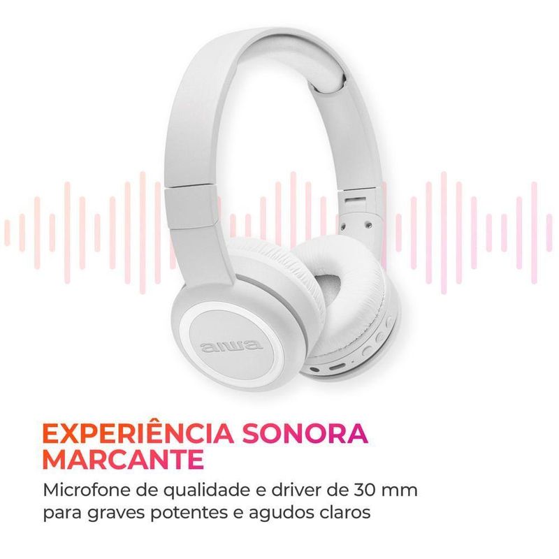 Fone De Ouvido Headphone -03-w Bluetooth Drive 30mm Bivolt