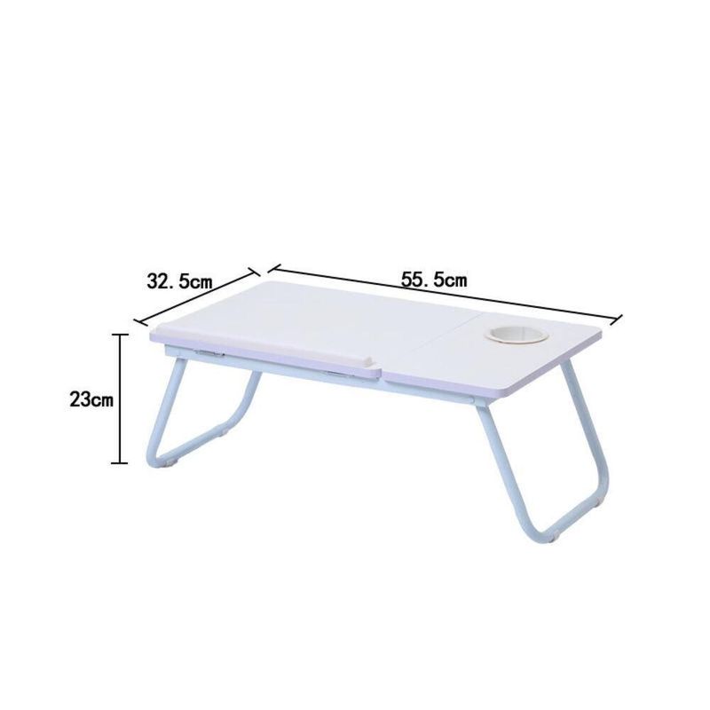 Suporte Para Notebook Mesa Madeira Dobravel Branca