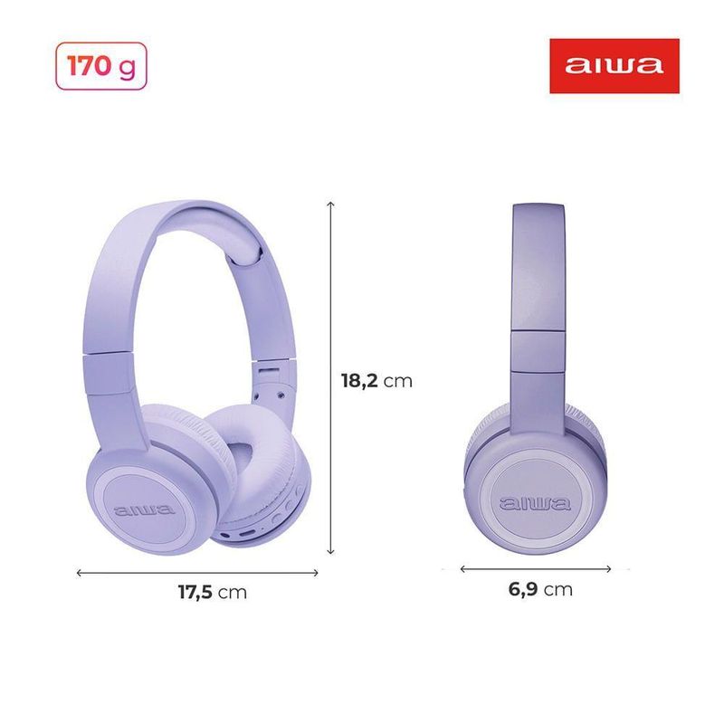 Fone De Ouvido Headphone -03-p Bluetooth Drive 30mm Fone De Ouvido Aws--03-p