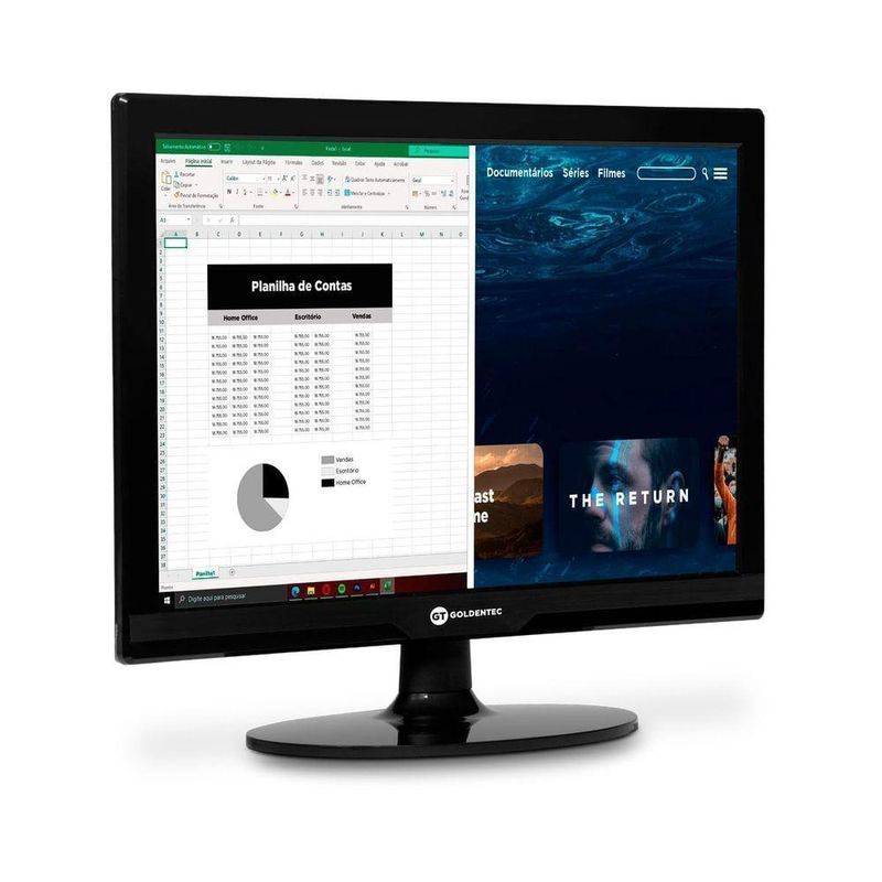 Monitor 19” Led Hdmi Goldentec