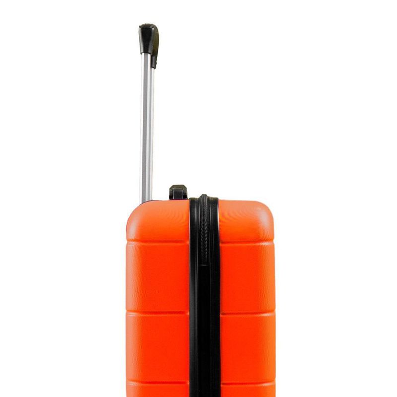 Mala de bordo pp 8 kg abs 4 rodas 18,5" downtown laranja