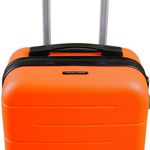 Mala de bordo pp 8 kg abs 4 rodas 18,5" downtown laranja