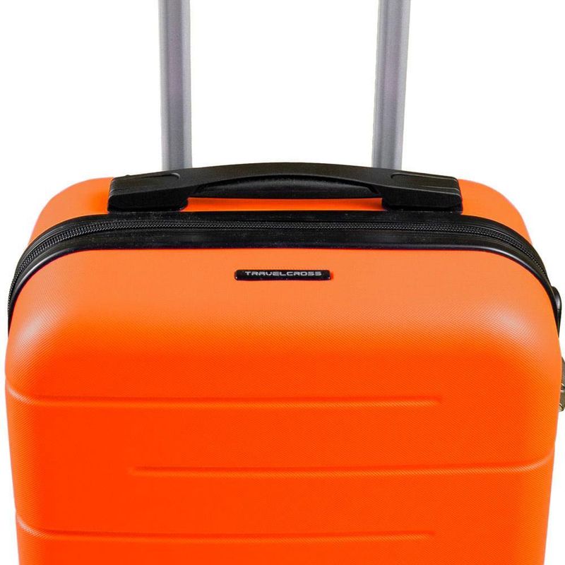 Mala de bordo pp 8 kg abs 4 rodas 18,5" downtown laranja