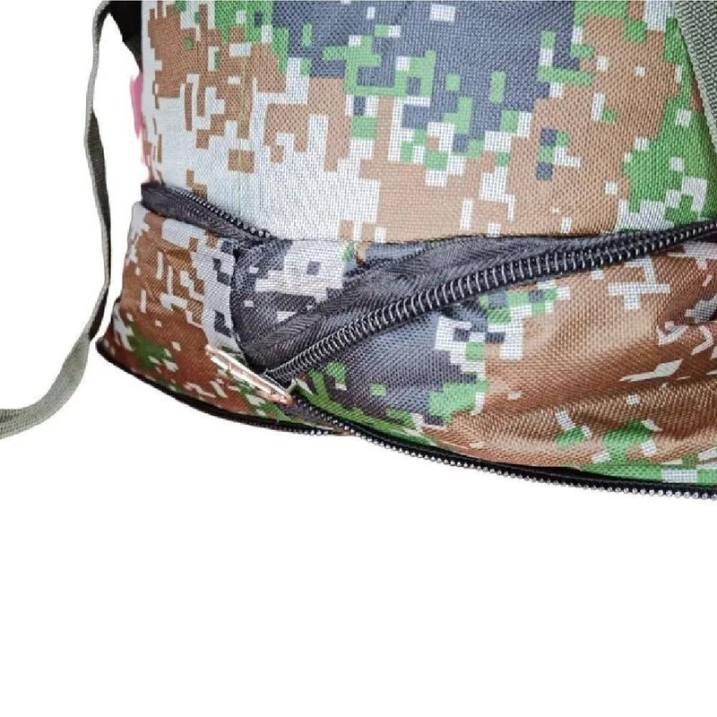 Mochila Resistente Impermeavel Camuflada Grande 5 Bolsos Camping Trilha Aventura Viagem